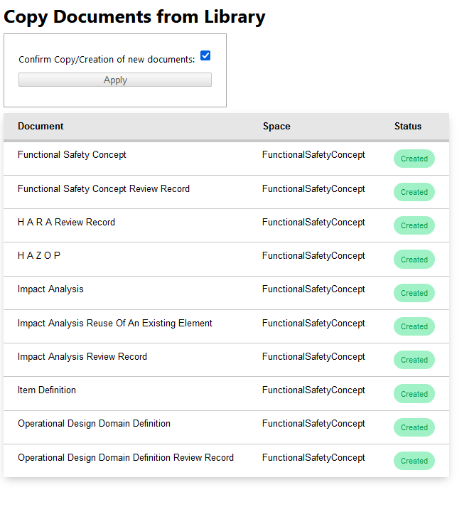 Document Library Toolkit Screenshot